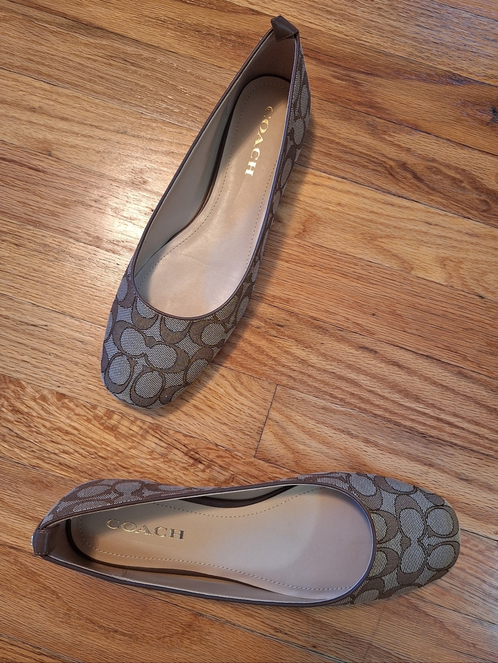COACH Wendy Ballet Flats Shoes Size 10 New! - Picture 14 of 16